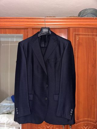 Traje de Hombre Azul Marino Talla 56