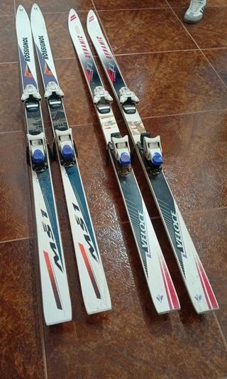 2x Esquís Rossignol y Dynamic MS1