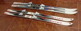 2x Esquís Rossignol y Dynamic MS1