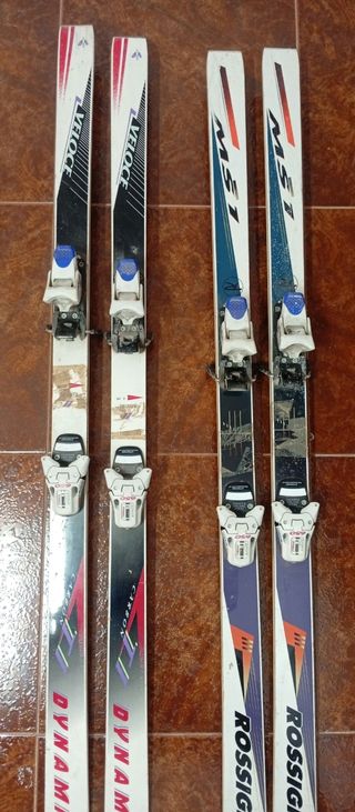 2x Esquís Rossignol y Dynamic MS1