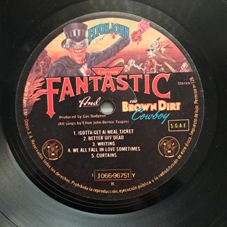 Vinilo Elton John - Captain Fantastic