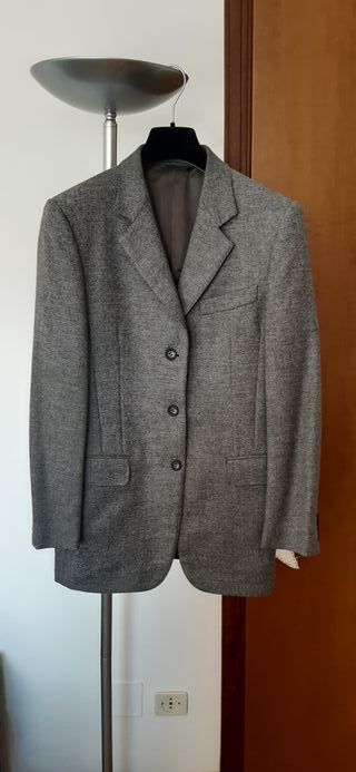 Giacca vintage grigia in Alpaca e Lana tg 44 in ot