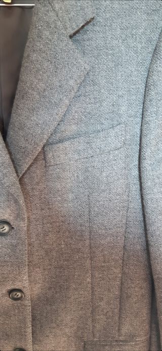 Giacca vintage grigia in Alpaca e Lana tg 44 in ot