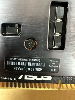 ASUS TUF Gaming NVIDIA GeForce RTX 3060 Ti #681NSV