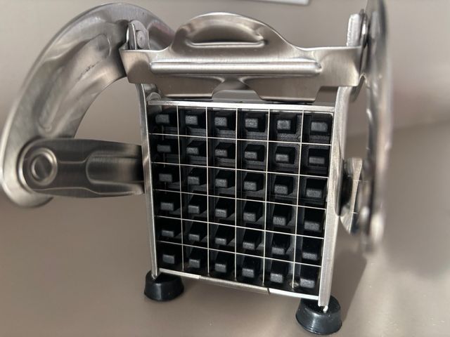 Cortador de patatas fritas de metal