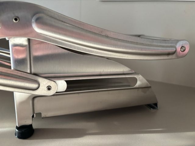 Cortador de patatas fritas de metal