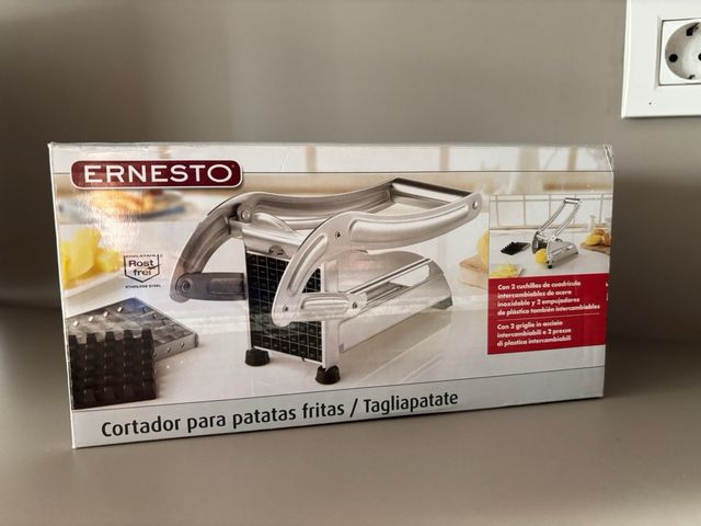 Cortador de patatas fritas de metal