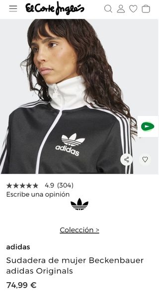 S y M/L Chaqueta Adidas Beckenbauer 