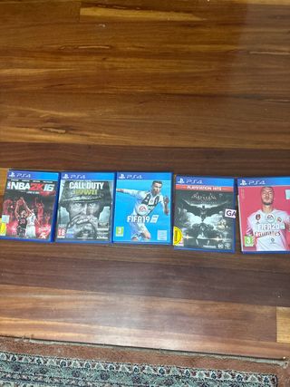 Lote 5 Juegos Ps4