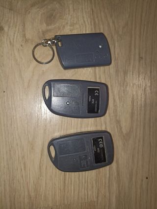 Mandos de garaje (3 unidades)