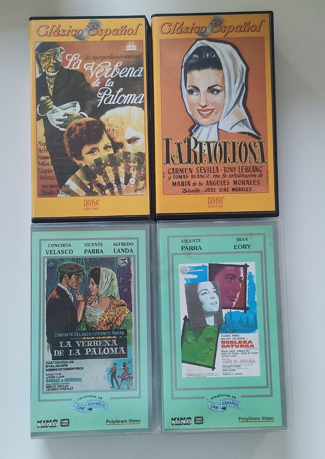 Colección 4 VHS Clásicos Españoles
