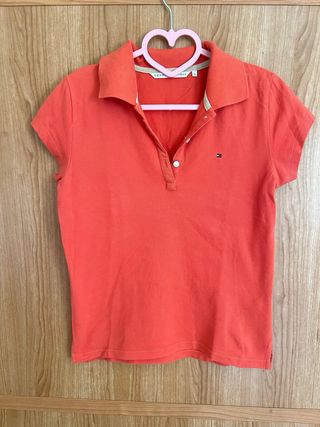 Polo Tommy Hilfiger Mujer Coral