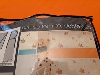 JUEGO SÁBANAS PIRINEO TÉRMICO - 135 CM - NUEVAS.