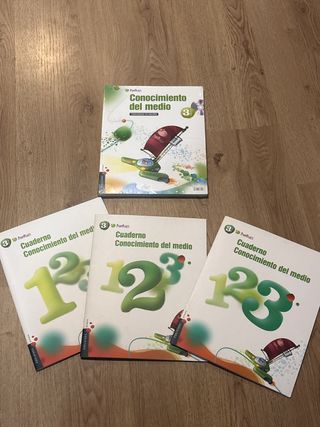 Libros y cuadernos 3º. Conocimiento medio. Edelviv