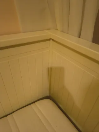 Cama nido de madera y tela