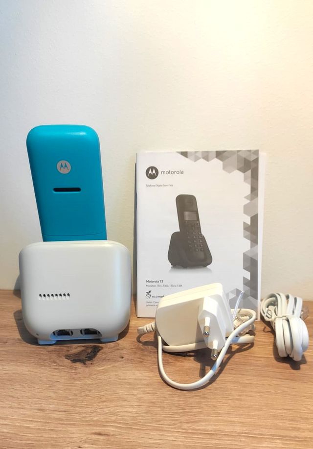 Teléfono Inalámbrico Motorola T301 Azul