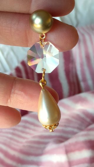 Conjunto Vintage Collar, pulsera y Pendientes