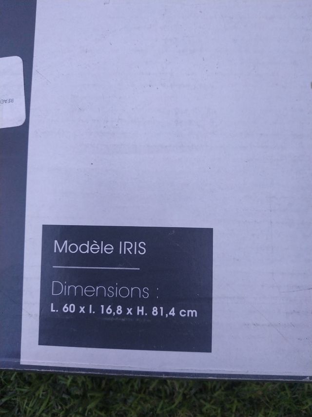 Estantería IRIS MDF y Hierro 4 Baldas