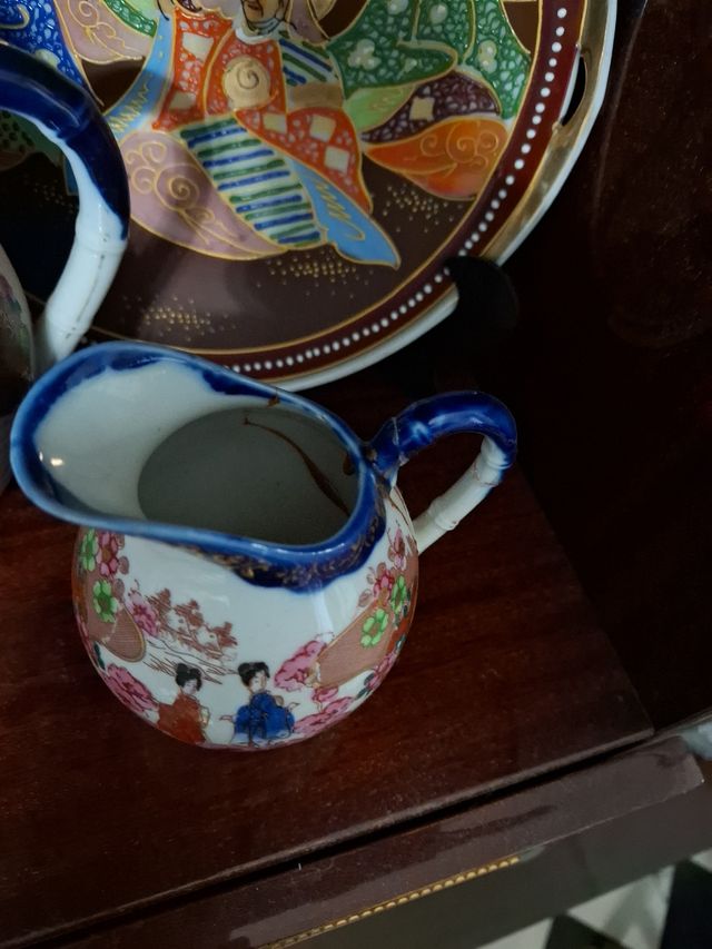 Juego de tr chino antiguo