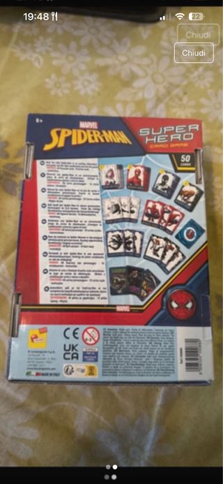 Spider-Man Super Hero Card Game Liscian