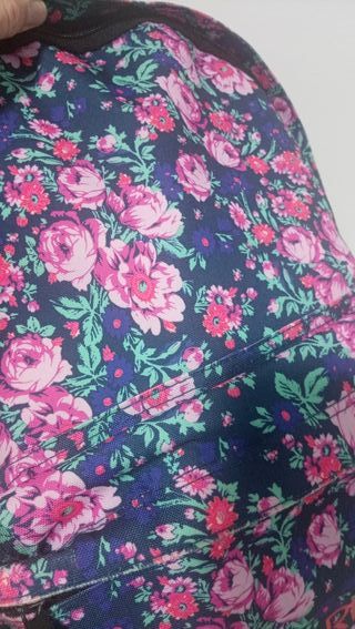 Mochila Rip Curl Floral Azul y Rosa