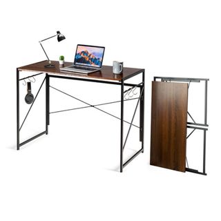 Escritorio plegable madera y metal