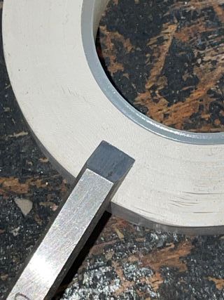 Formón 1/4” acero cromo-vanadio.