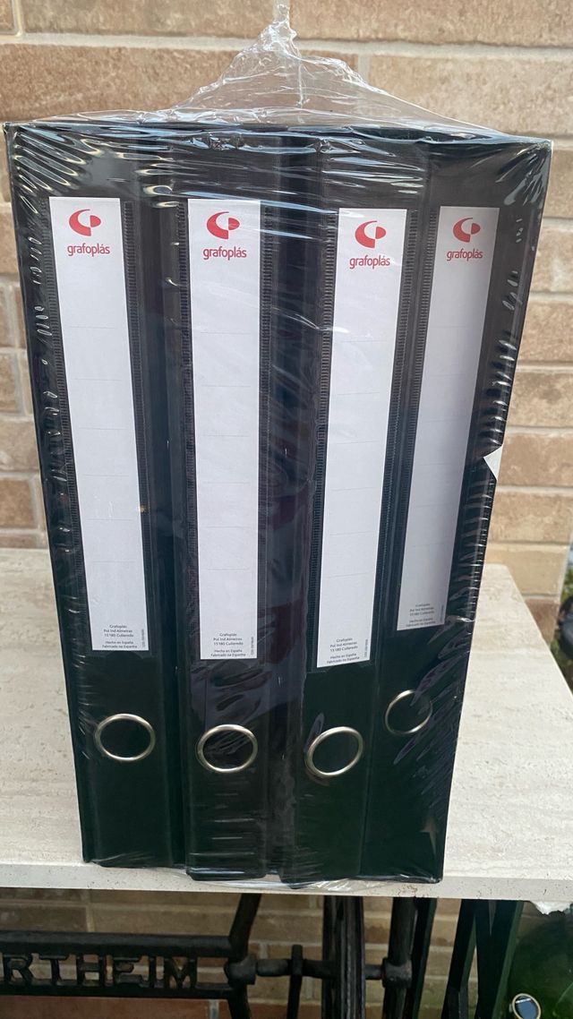 Módulo 4 archivadores A4 Grafoplas negro