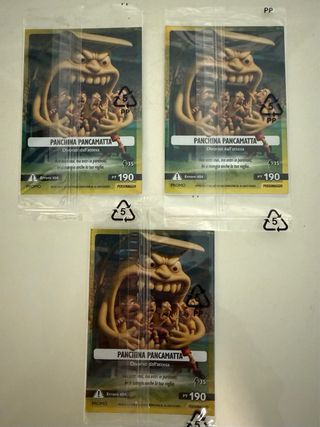 3 carte promo inedite in serie limitata 