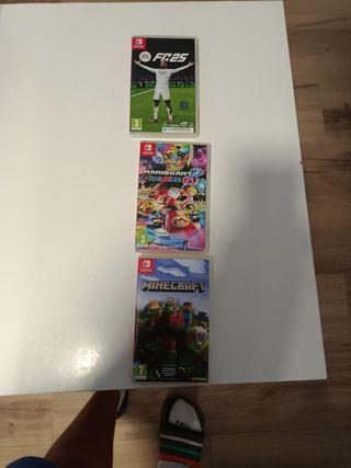 Nintendo switch OLED con 3 giochi