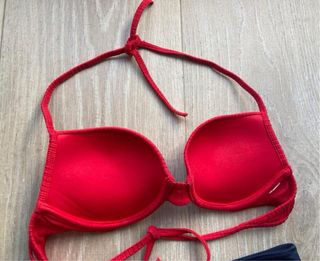 Sujetador bikini rojo
