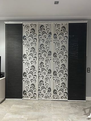 Cortina estilo Paneles Japoneses Decorativos