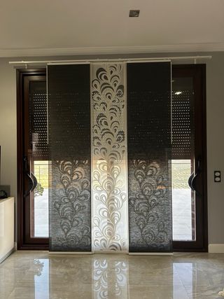 Cortina estilo Paneles Japoneses Decorativos