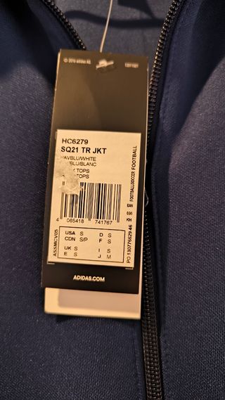 Chaqueta Adidas Azul Talla S