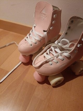 Patines rosas niña Oxelo talla 31