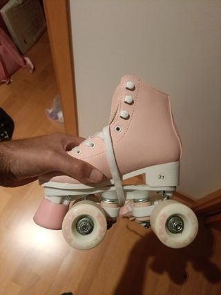 Patines rosas niña Oxelo talla 31
