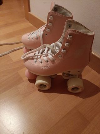 Patines rosas niña Oxelo talla 31