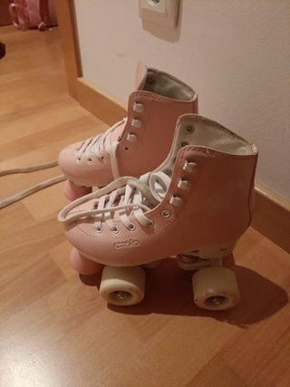Patines rosas niña Oxelo talla 31