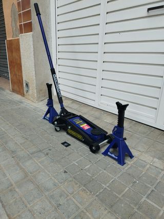 Gato Hidráulico 3T + 2 Caballetes
