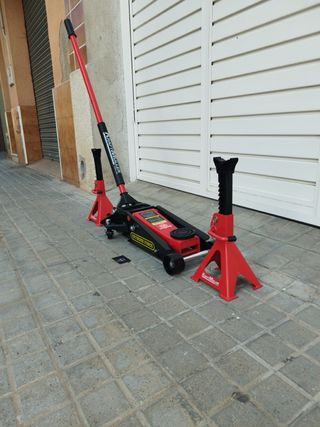 Gato Hidráulico 3T + 2 Caballetes