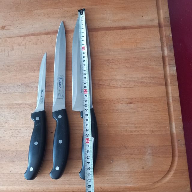 Set de 3 Cuchillos Muller. REBAJO 28€.