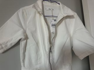 Mono Mango vaquero blanco talla S