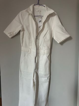 Mono Mango vaquero blanco talla S