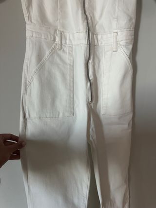 Mono Mango vaquero blanco talla S