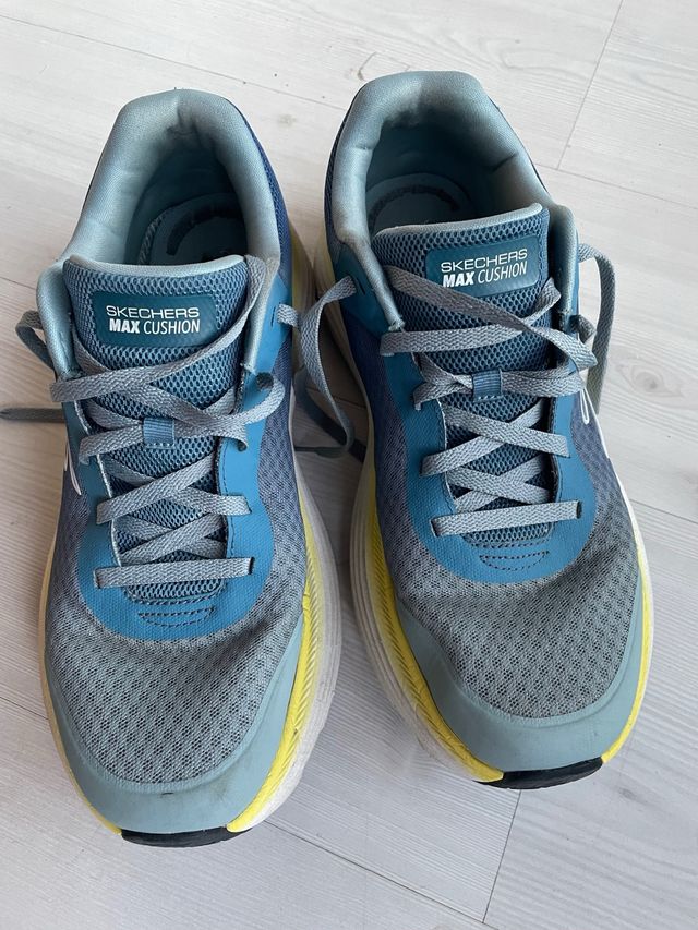 Zapatillas Skechers Max Cushion Azul/Gris