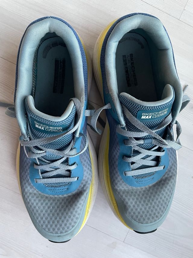 Zapatillas Skechers Max Cushion Azul/Gris