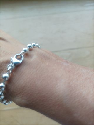 Pulsera Tous perlas plata