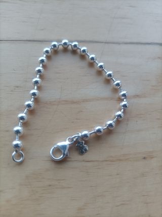 Pulsera Tous perlas plata