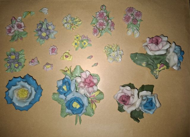 Flores de cerámica para manualidades