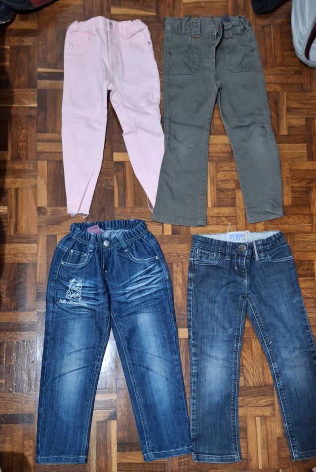 Lote 10 pantalones niña talla 3-4 años